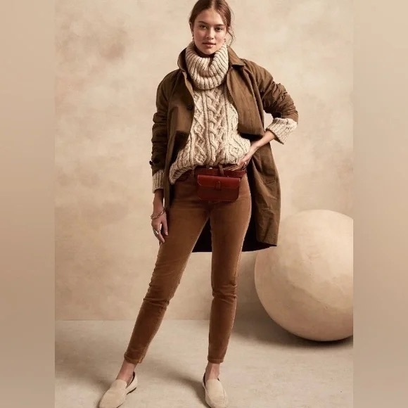 Banana Republic MID-RISE SKINNY STRETCH-CORDUROY PANT Women’s - Picture 2 of 8